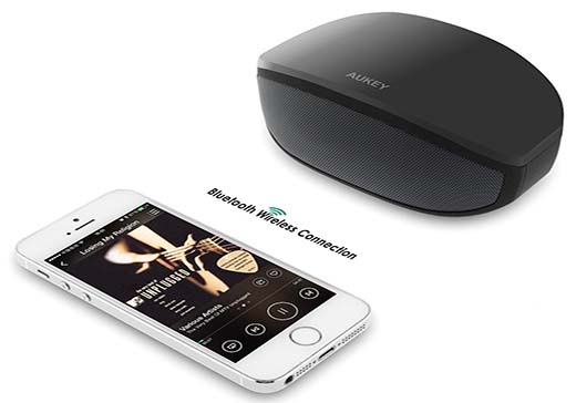 Altavoz Bluetooth Portátil con Micrófono Aukey - Oferlandia.com