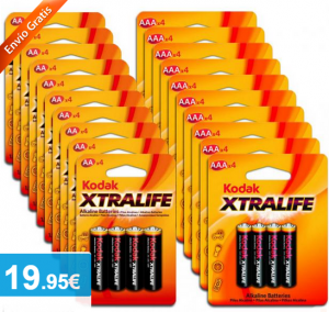 Pack 80 Pilas Alkalinas Kodak - Oferlandia.com