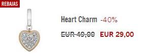 Amuletos Swarovski - Heart Charm - Oferlandia.com