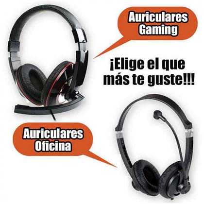 Auriculares Gaming / Oficina con Micrófono - Oferlandia.com