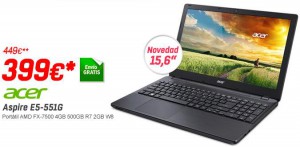 Portátil Acer Aspire-E5-551G - Oferlandia.com