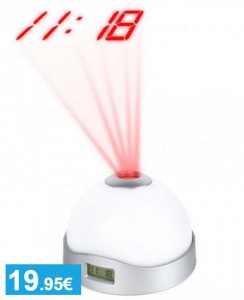 Despertador con proyector LED - Oferlandia.com